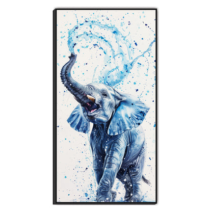 Watercolor Elephant Canvas Art