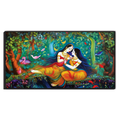 Radha Krishna Canvas Art Wall Painting