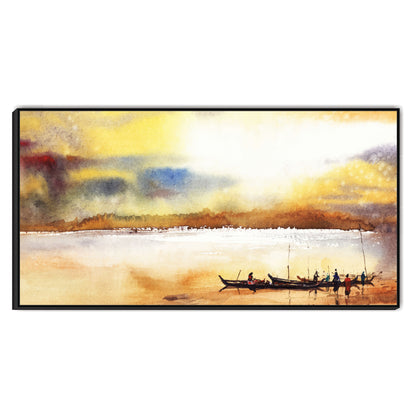 Boating view Canvas Print Wall Painting