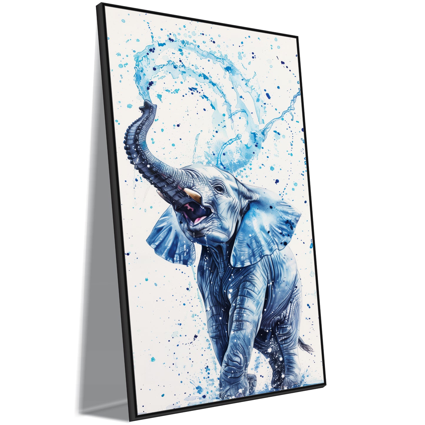 Watercolor Elephant Canvas Art