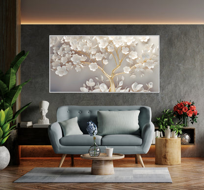 3D Flower Art Canvas Print Wall Painting