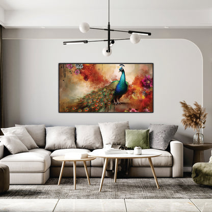 Peacock Canvas art Print Wall Painting