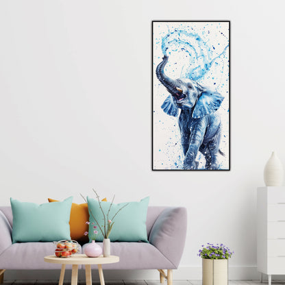 Watercolor Elephant Canvas Art