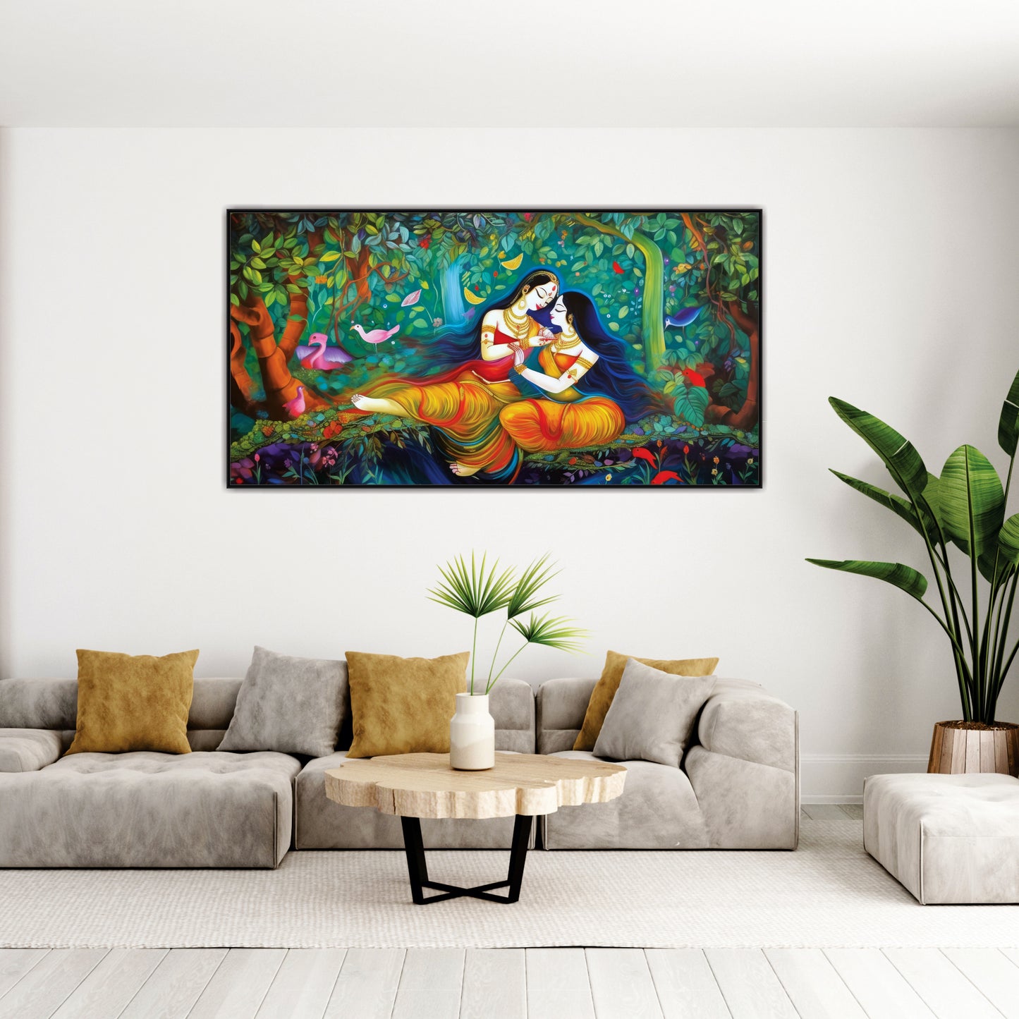 Radha Krishna Canvas Art Wall Painting