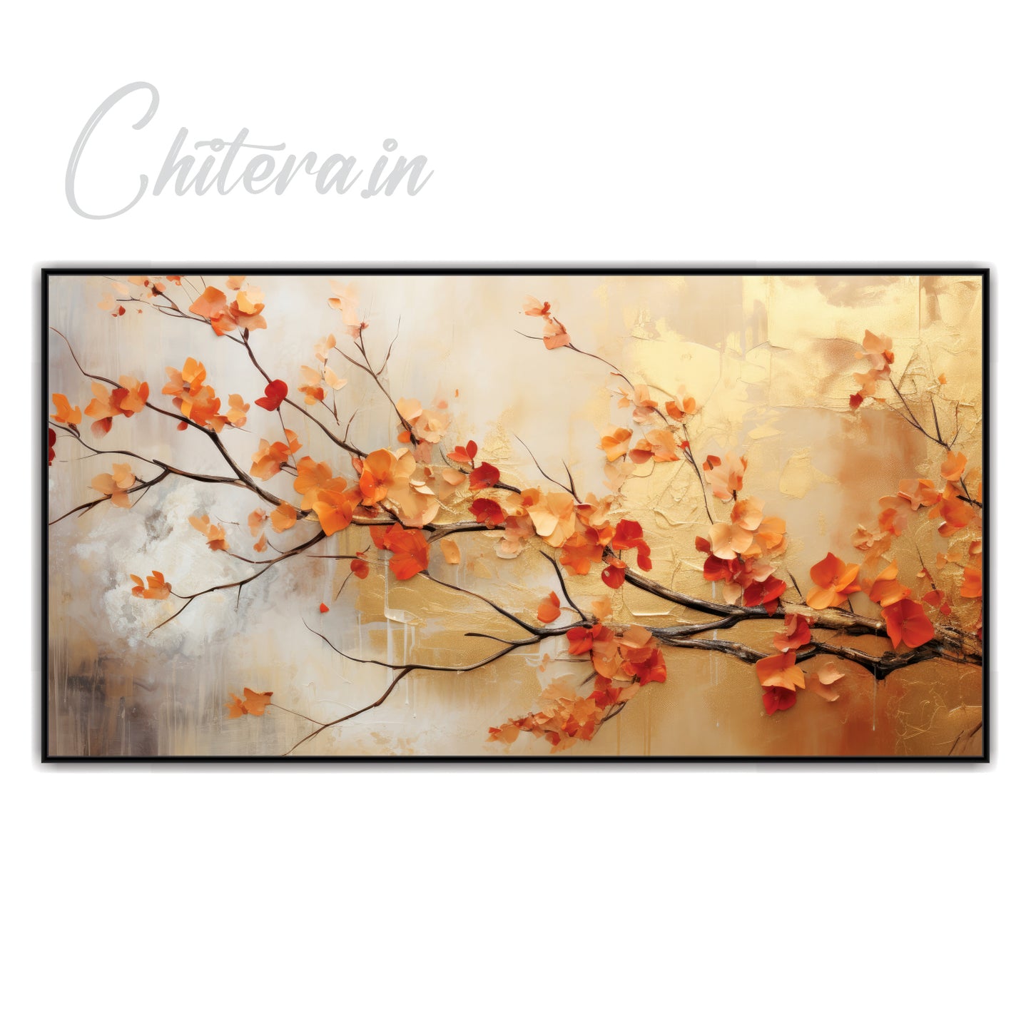 3D Flower Canvas Art Wall Painting