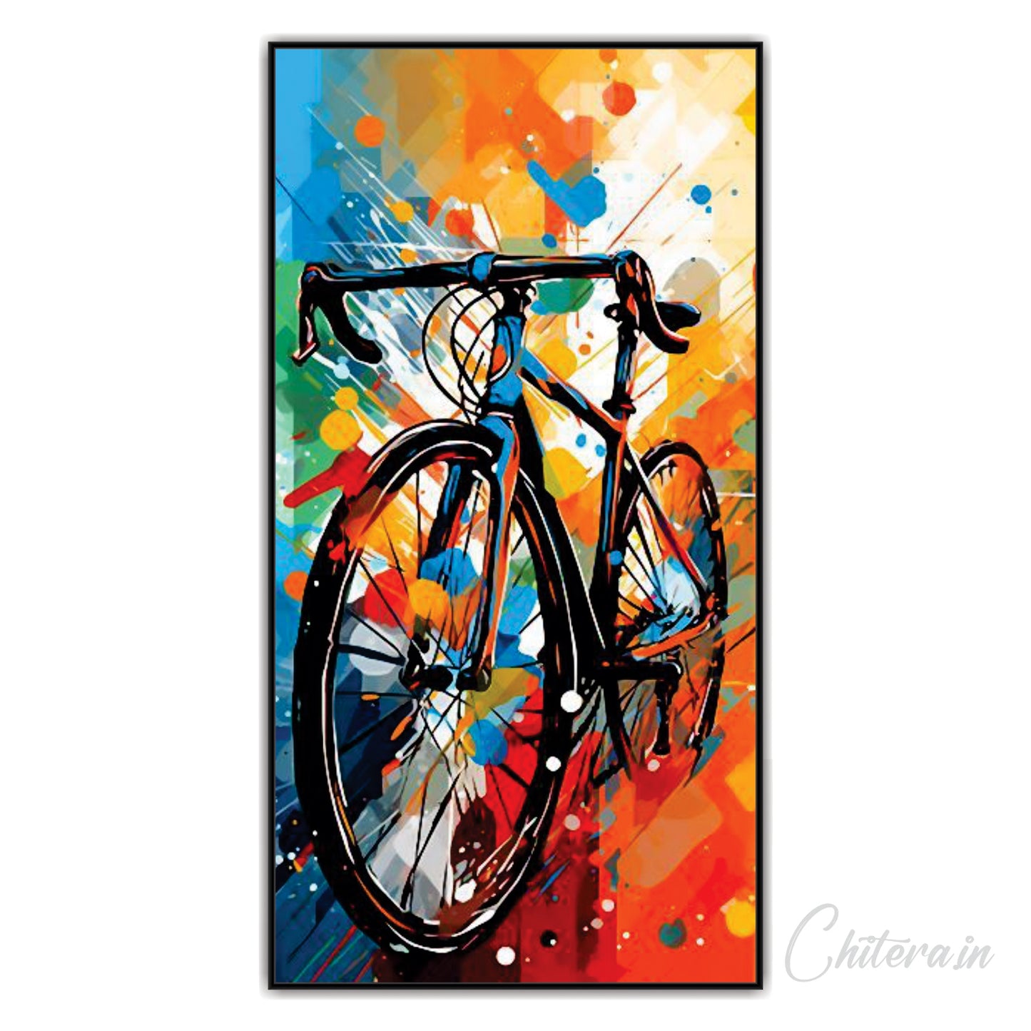 Cycle Canvas Art Wall Painting