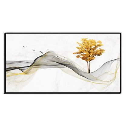 Nature Golden tree Canvas art Print Wall Painting