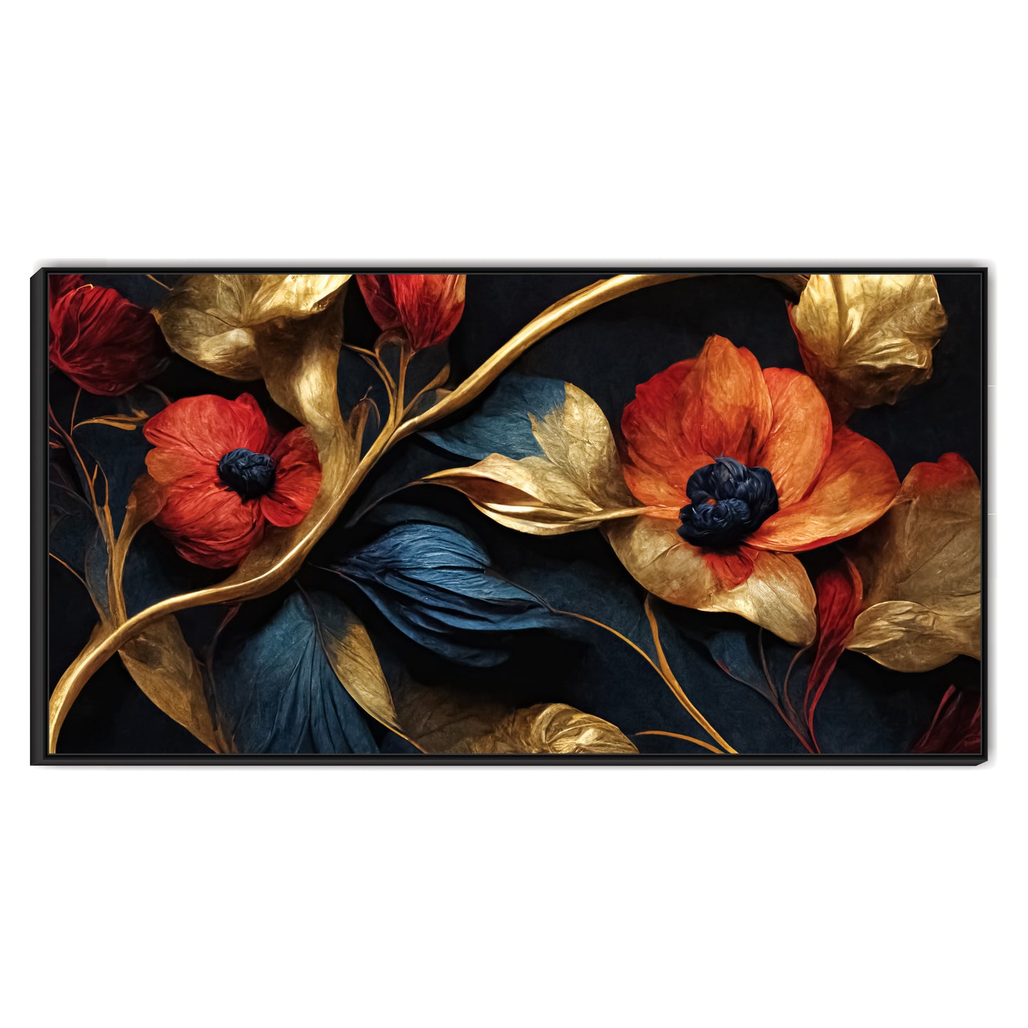 3D Flower art Canvas Print Wall Painting