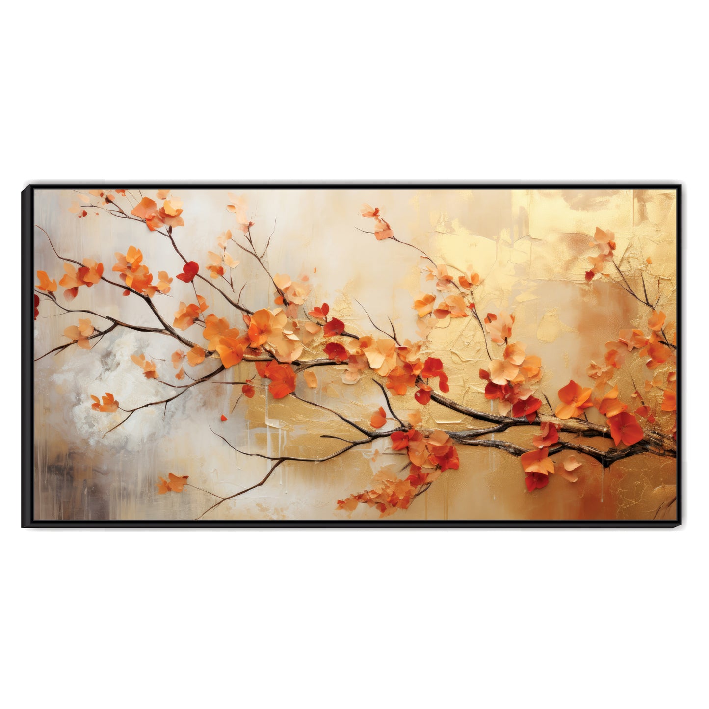 3D Flower Canvas Art Wall Painting