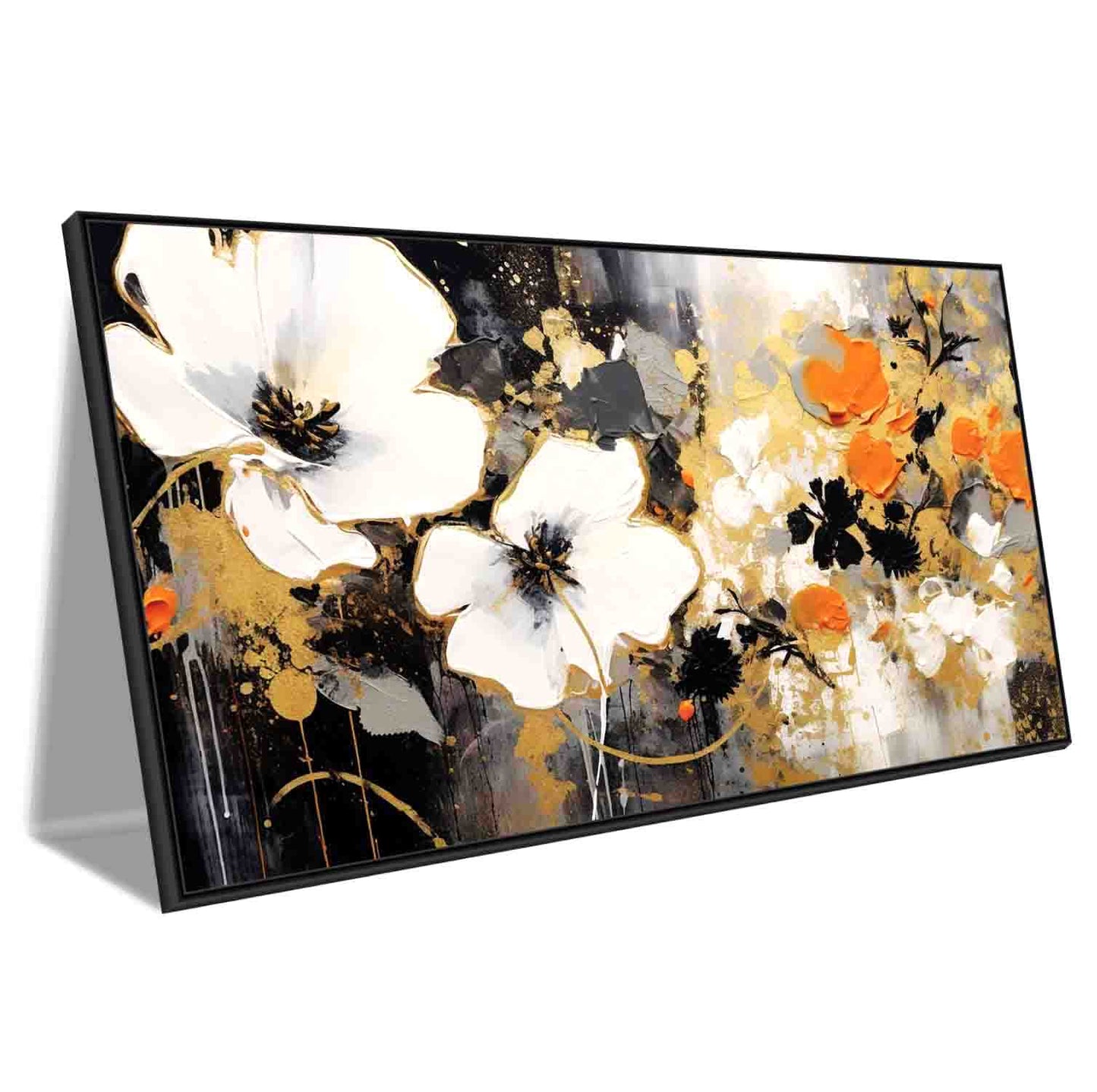 3D Flowers art Canvas Print Wall Painting