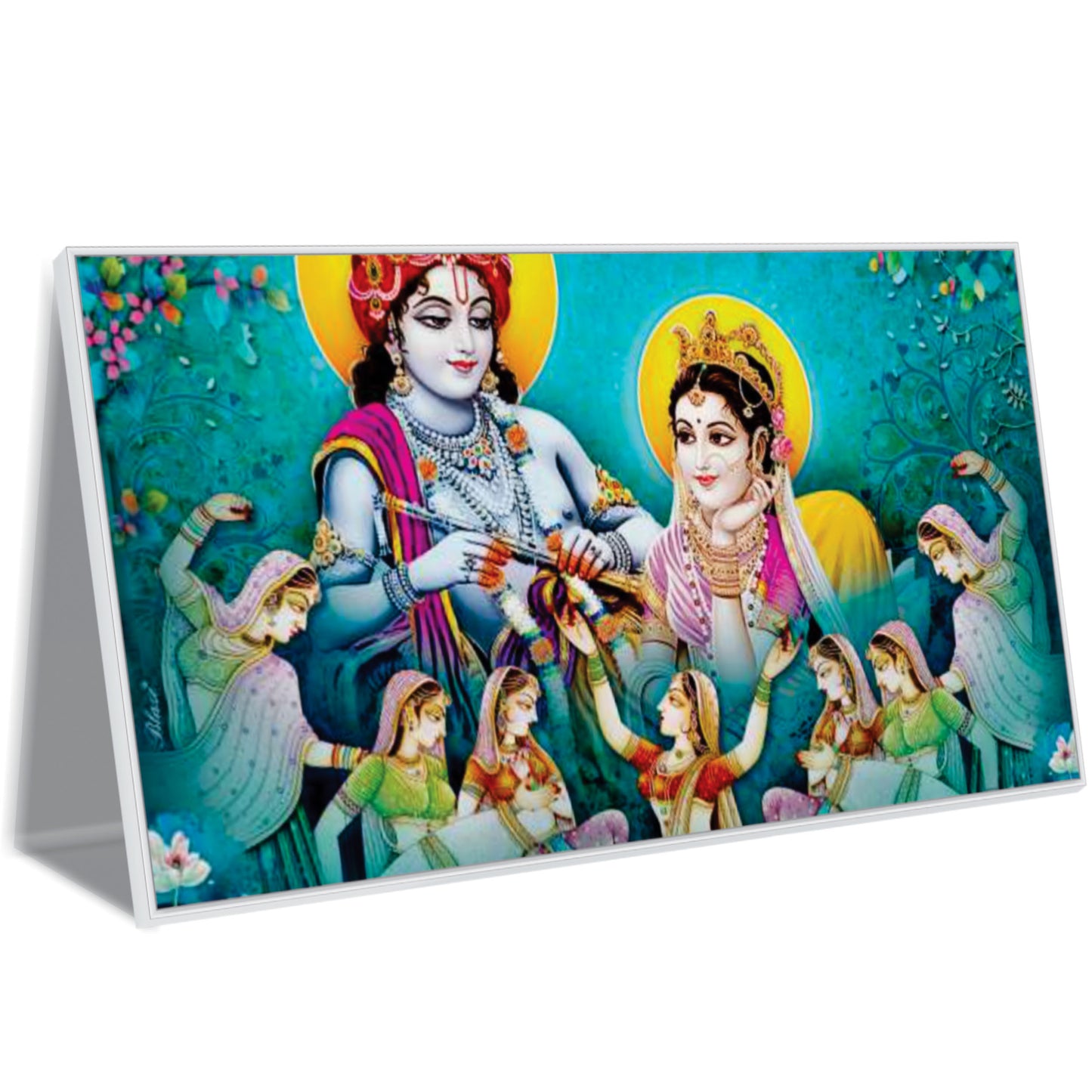 Radha Krishna beautiful art Canvas Wall Painting