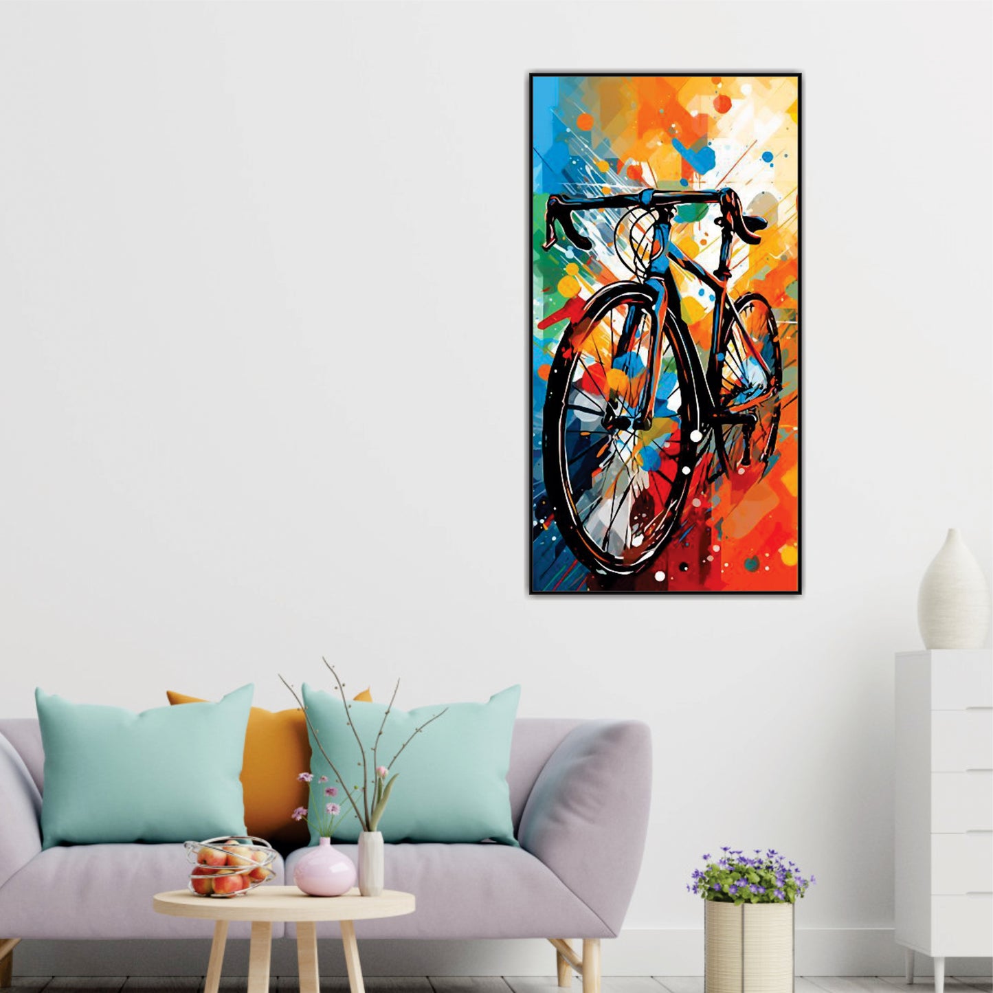 Cycle Canvas Art Wall Painting