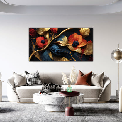 3D Flower art Canvas Print Wall Painting