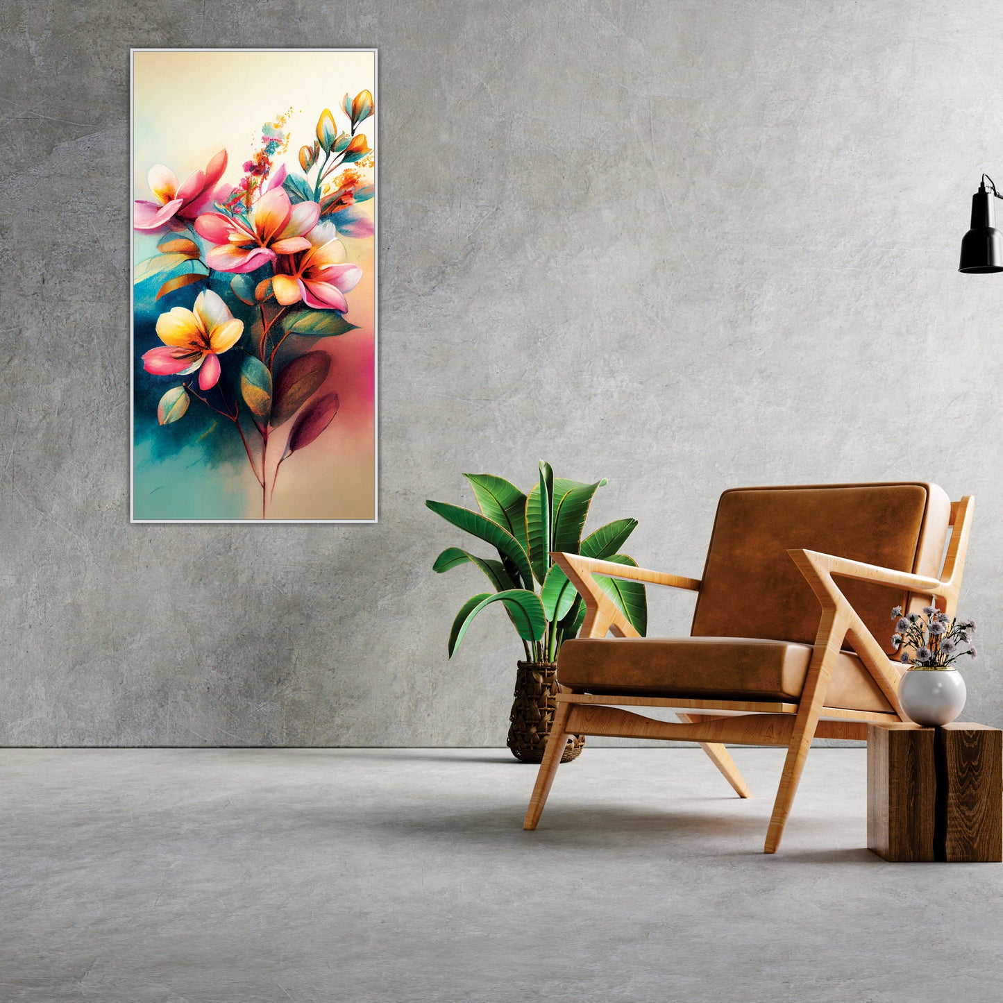 3D Flower art Canvas Print Wall Painting