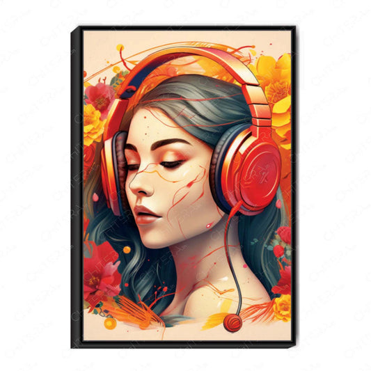 Soul in Sync – Music Lover Canvas Wall Art