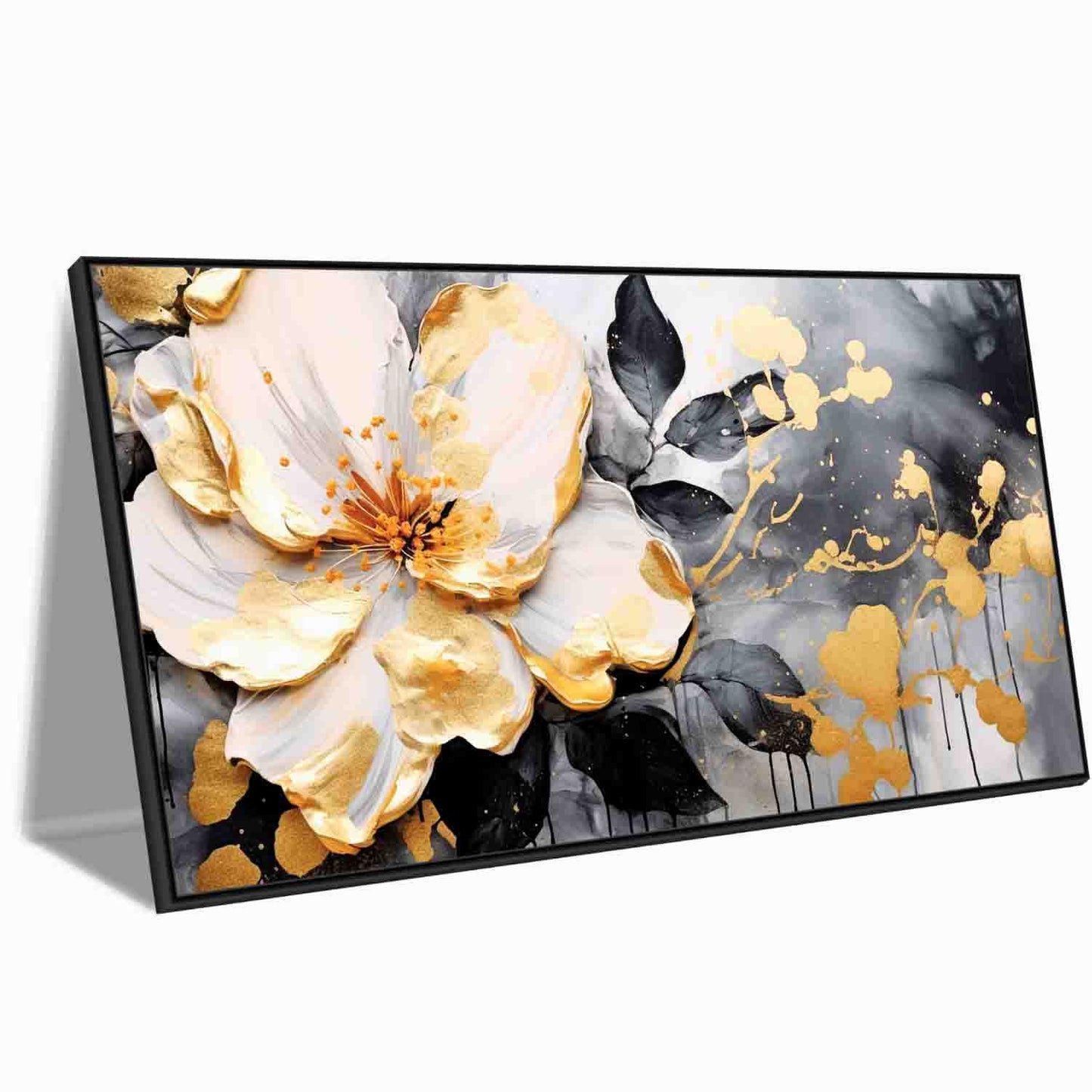 3D Flowers art Canvas Print Wall Painting