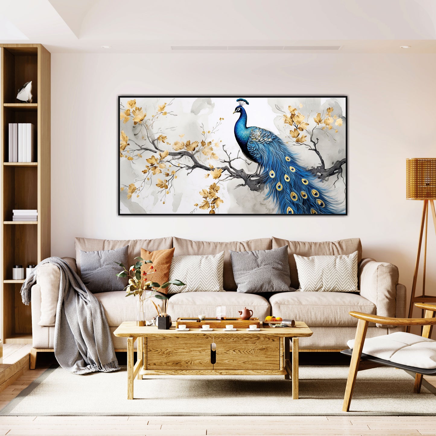 Peacock Canvas art Print Wall Painting