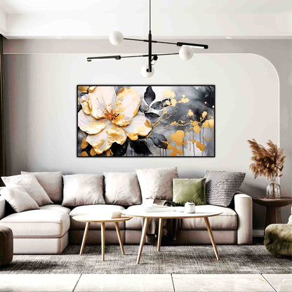 3D Flowers art Canvas Print Wall Painting