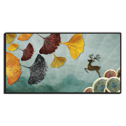 Deer feather Canvas art Print Wall Painting