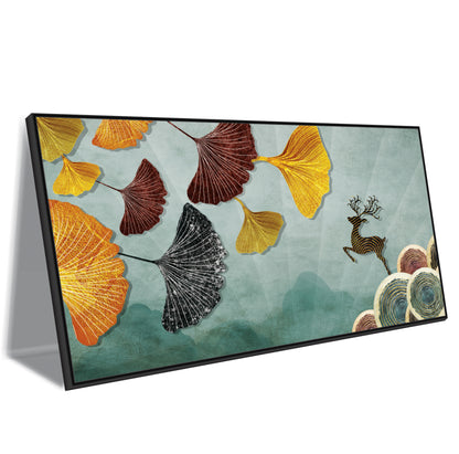 Deer feather Canvas art Print Wall Painting