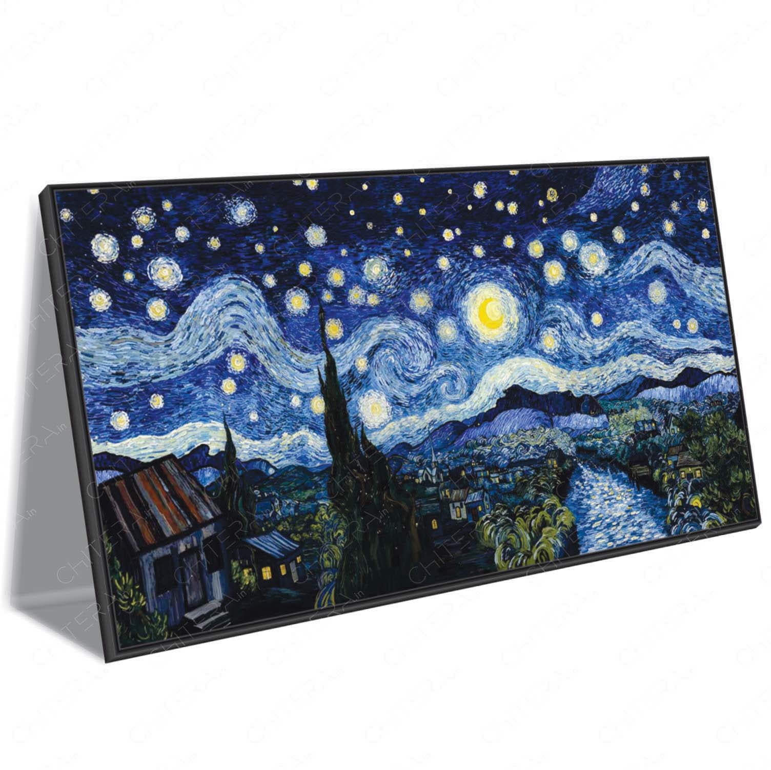 Starry Night Canvas Wall Art.