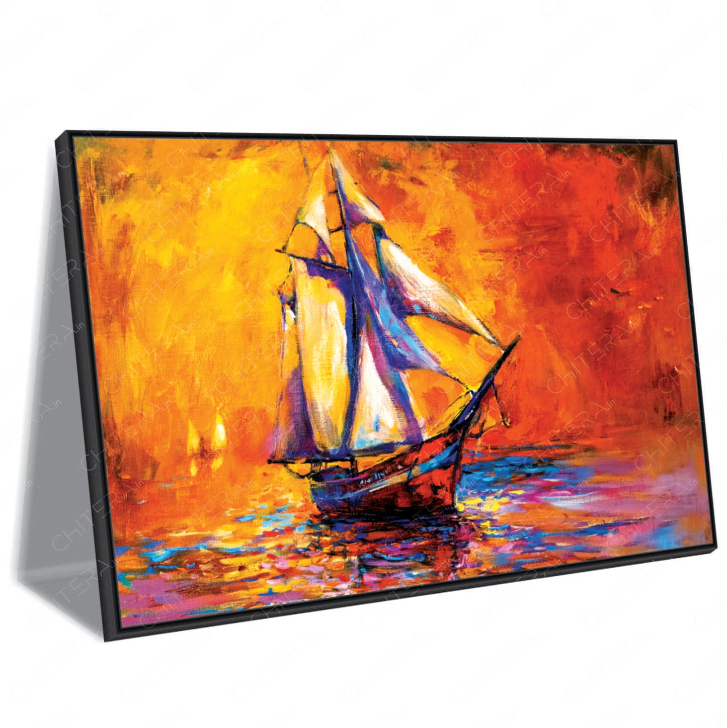 Golden Sea – The Art of Boundless Adventure Canvas Wall Art