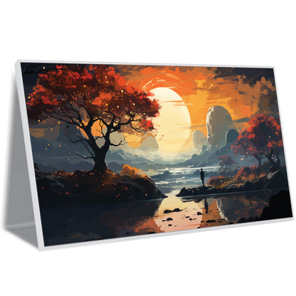 Sunset Fantasy Landscape - Nature Canvas Art