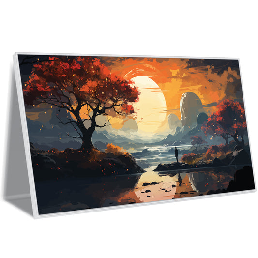 Sunset Fantasy Landscape - Nature Canvas Art