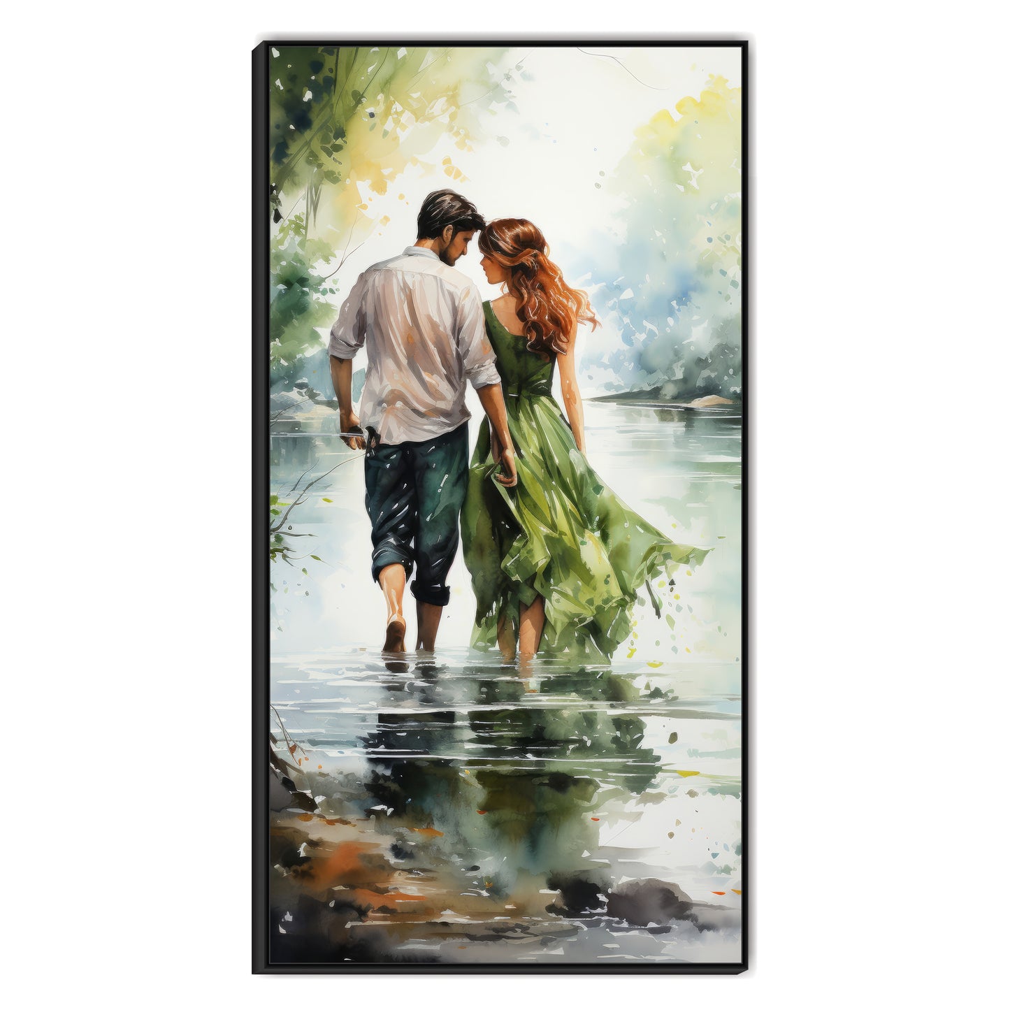 Romantic Walk Around Nature Canvas Art