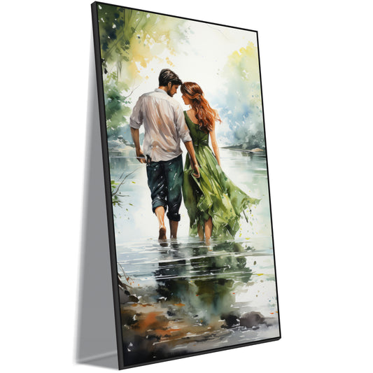 Romantic Walk Around Nature Canvas Art