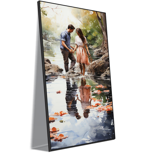 Romantic Couple - Lovely Canvas Art