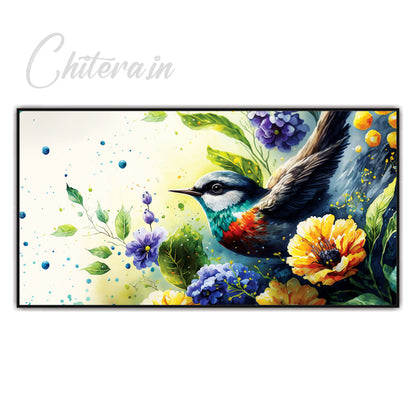 Colorful bird Canvas art Print Wall Painting