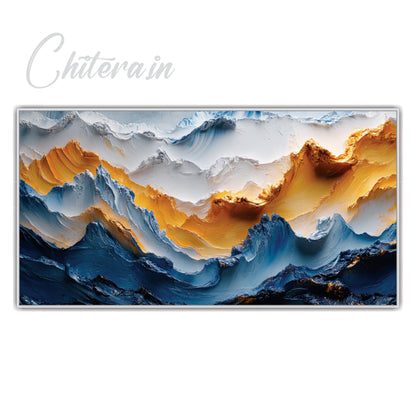 3D Mountains Canvas Art Wall Painting