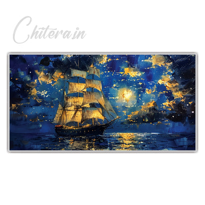 Boating view Canvas Print Wall Painting