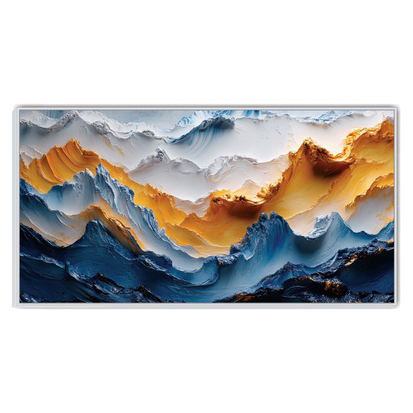 3D Mountains Canvas Art Wall Painting