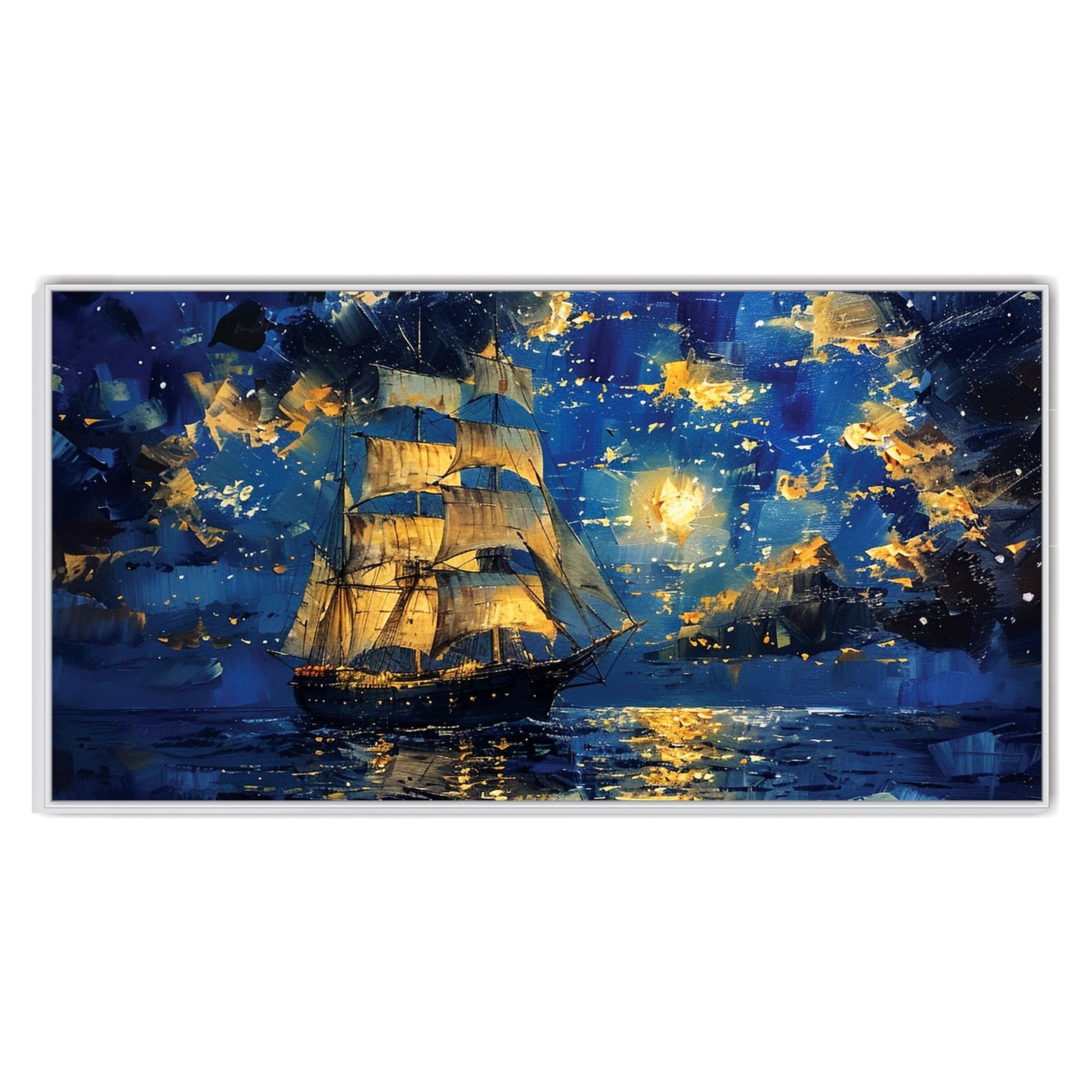 Boating view Canvas Print Wall Painting