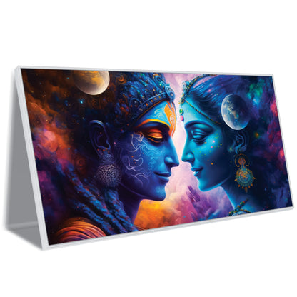 Radha Krishna beautiful art Canvas Print Wall Painting