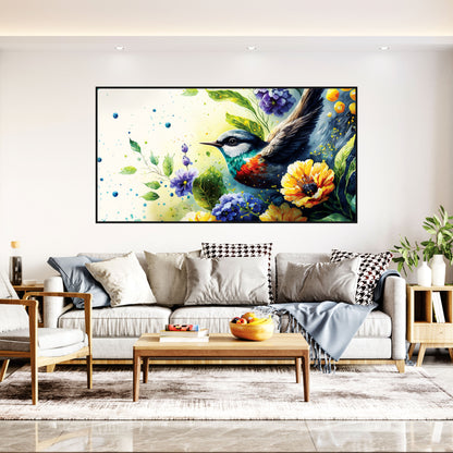 Colorful bird Canvas art Print Wall Painting