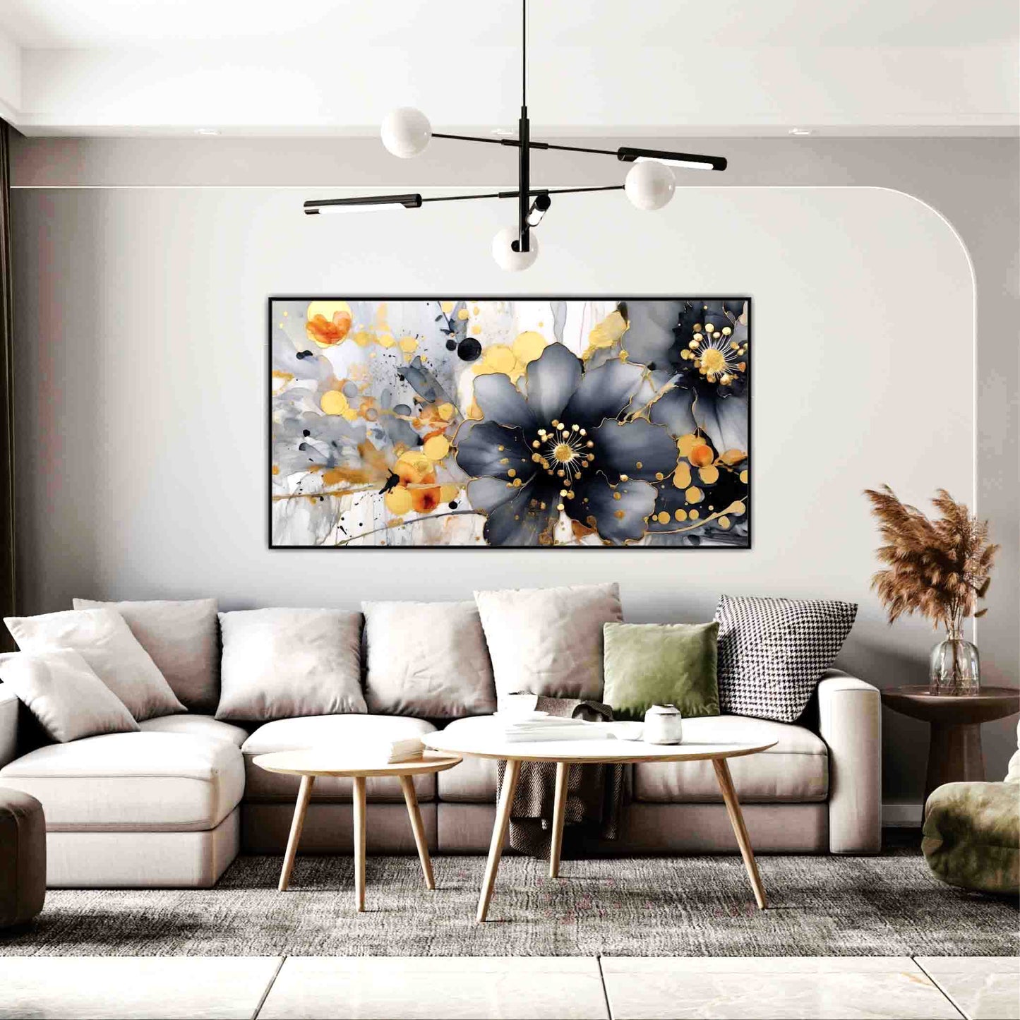 Abstract Art Flower Canvas Print Wall Painting