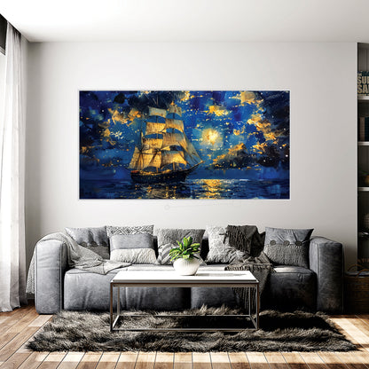 Boating view Canvas Print Wall Painting