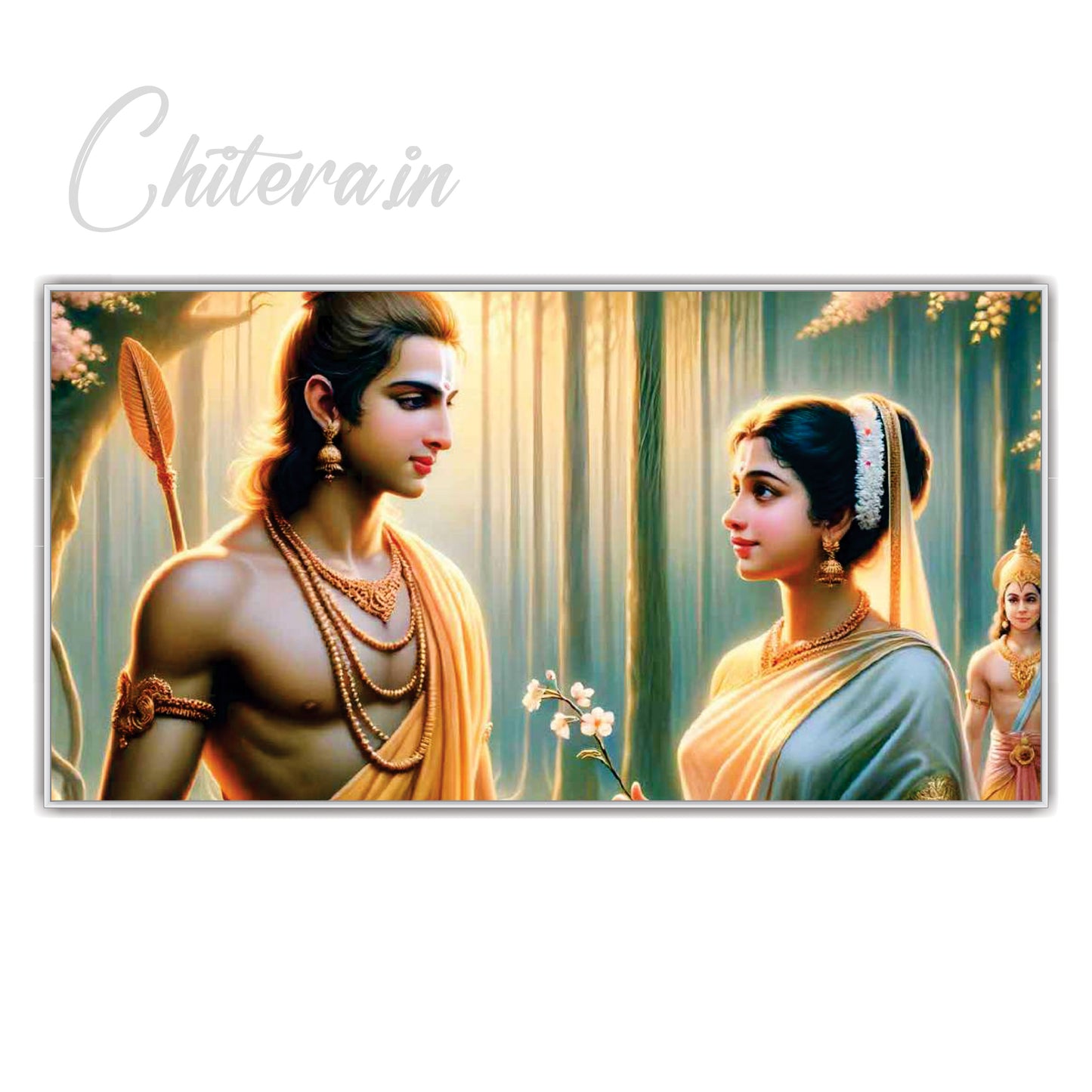 Lord Sita Ram Canvas Art Wall Painting