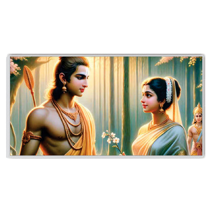 Lord Sita Ram Canvas Art Wall Painting