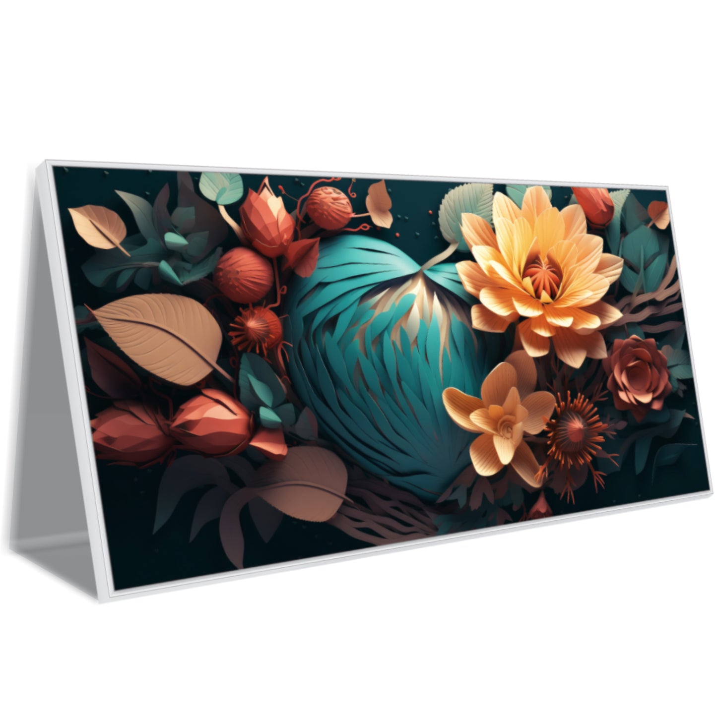 3D Flower art Canvas Print Wall Painting