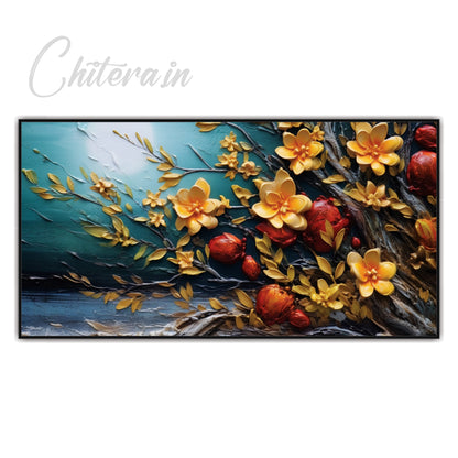 3D Flower art Canvas Print Wall Painting