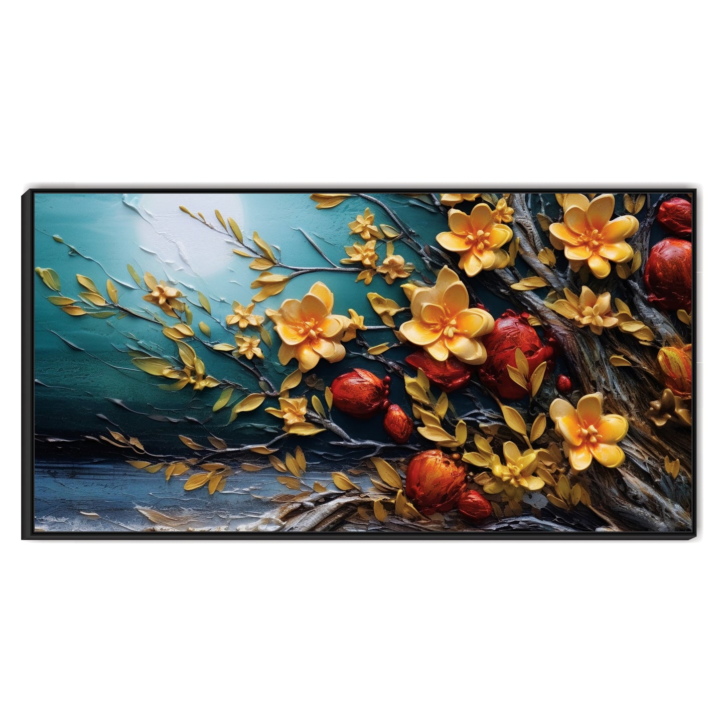 3D Flower art Canvas Print Wall Painting