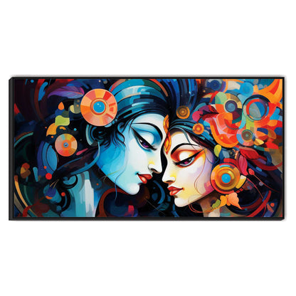 Radha Krishna beautiful Canvas Art