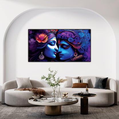 Radha Krishna beautiful Canvas Art