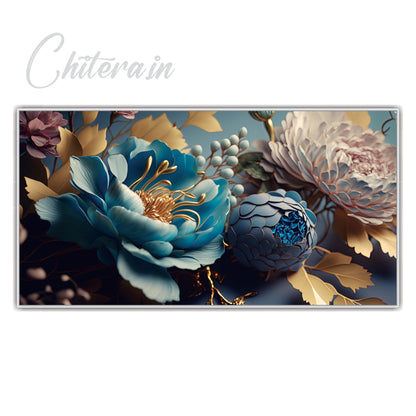 3D Flower digital art Canvas Print Wall Painting