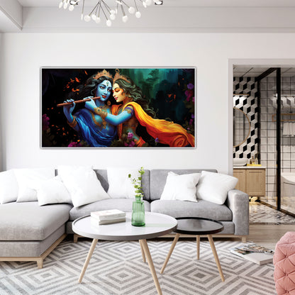 Radha Krishna Canvas Art Painting