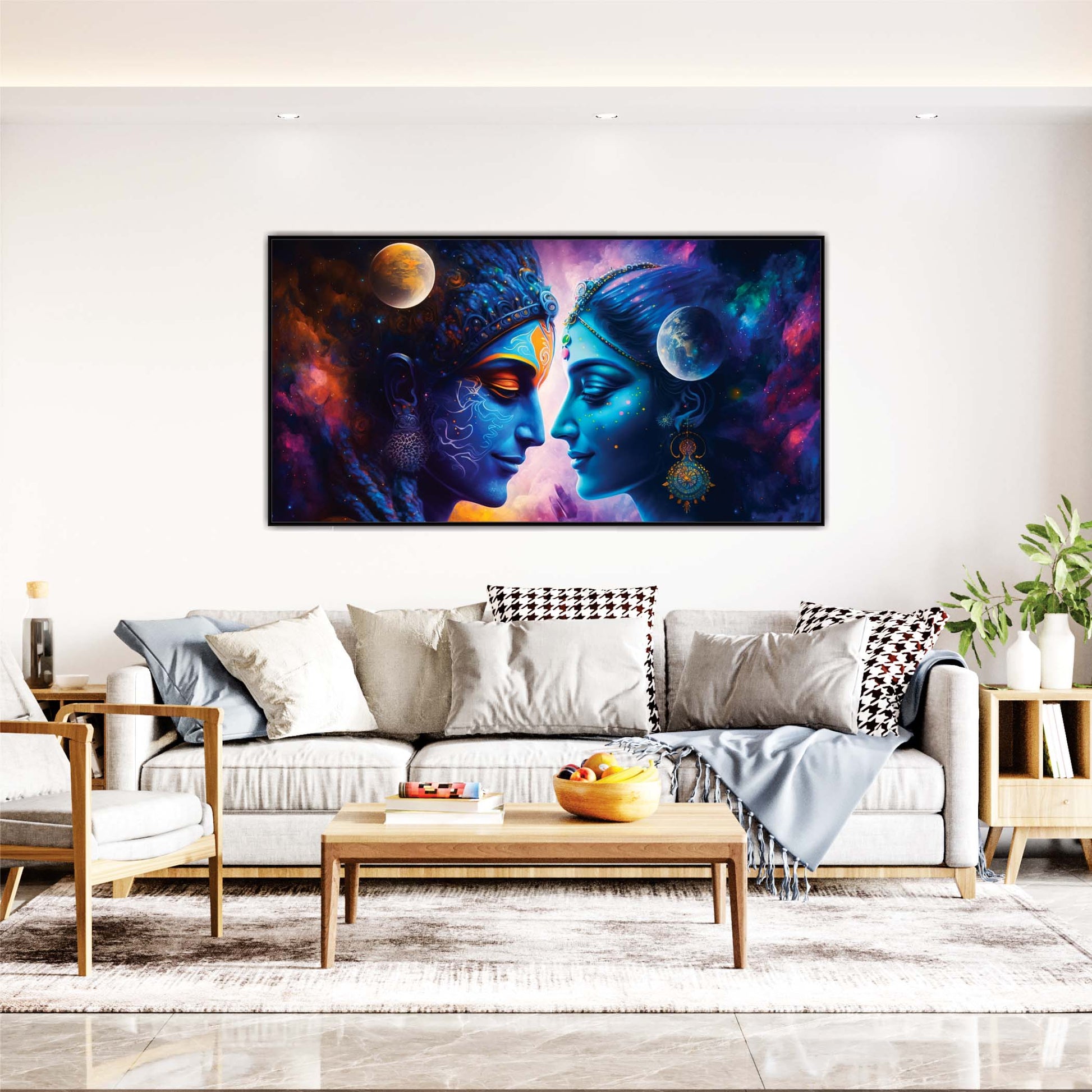 Divine Constellations Canvas Wall Art.